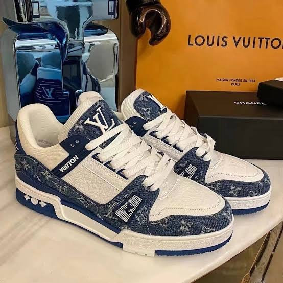 Tenis Louis Vuitton Azul e Branco