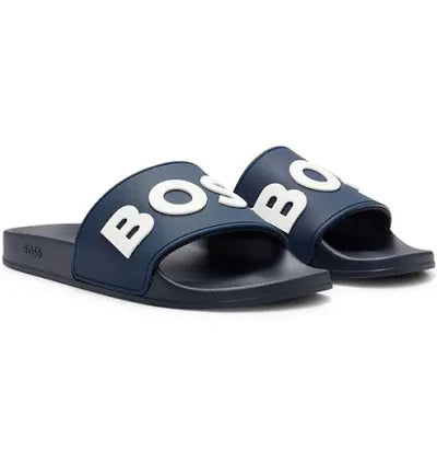 Slide Hugo Boss Azul Marinho